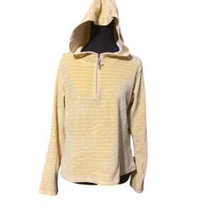The North Face Yellow stripe Quarter-Zip Fleece Sweater large A5 series women’s